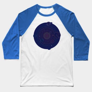 Neon Planets Baseball T-Shirt